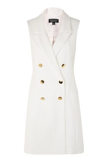 Topshop Sleeveless Blazer Dress
