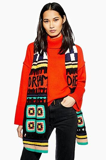 Topshop Crochet Scarf