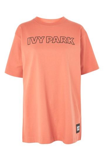 Topshop Silicon Logo T-shirt By Ivy Park