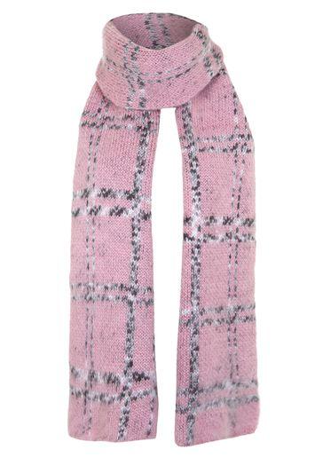 Topshop Check Long Brushed Scarf