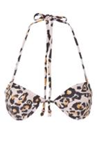 Topshop *leopard Bikini Top By Somedays Lovin'