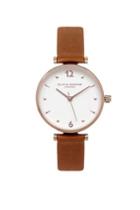 Topshop *tan And Rose Watch By Olivia Burton