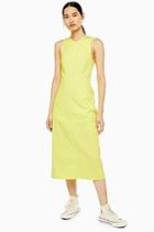 Topshop *neon Tailored Dress By Boutique
