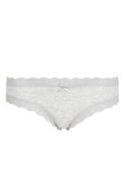 Topshop Cotton And Lace Mini Knickers