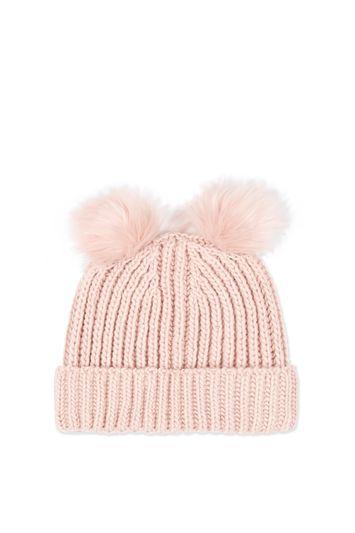 Topshop Double Pom Beanies