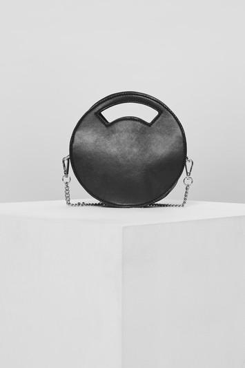 Topshop Premium Leather Mini Cross Body Bag