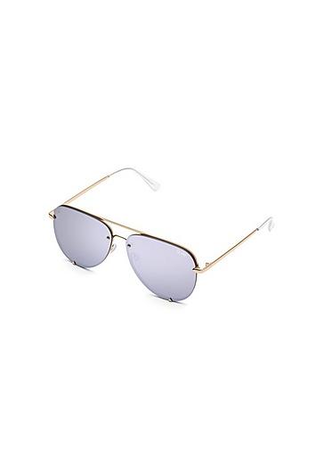 Topshop *high Key Rimless Sunglasses By Quay Australia