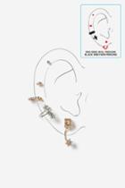 Topshop Rhinestone Earring & Ear Cuff Pack