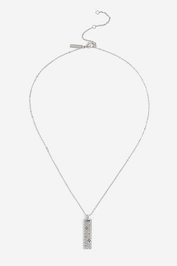Topshop *star Bar Ditsy Necklace