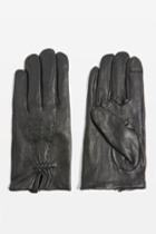 Topshop Stitched Leather Gloves