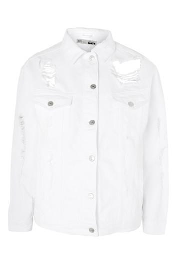 Topshop Petite Extreme Rip Jacket