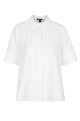 Topshop Petite Short Sleeve Shirt