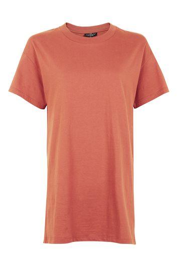 Topshop Petite Boyfriend Tunic T-shirt