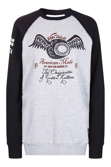 Topshop American Made Sweat By Von Dutch
