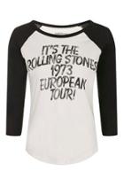 Topshop Rolling Stones Raglan By Transmission Usa