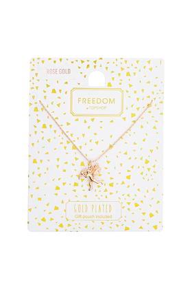 Topshop Rose Gold Plated Cupid Ditsy Necklace