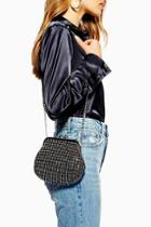Topshop Taz Diamante Frame Pouch