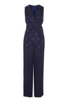 Topshop Soft Belted Jacquard Jumpsuit