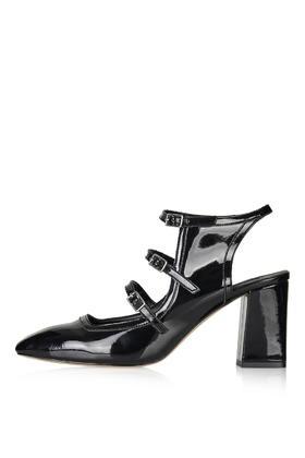 Topshop Josie Patent Mid Shoes