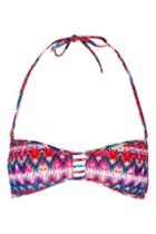 Topshop Bright Aztec Bikini Top