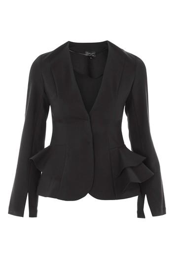 Topshop Tall Peplum Fitted Jacket