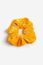 Topshop *yellow Velvet Hair Scrunchie