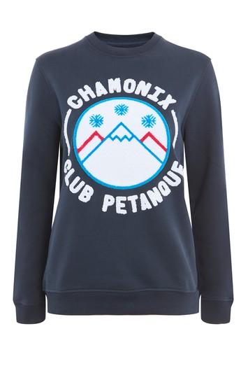 Topshop Chamonix Sweatshirt By Club Petanque
