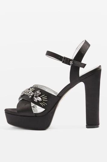 Topshop Mirage Embellished Platform Sandals