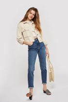 Topshop Mid Blue Mom Jeans