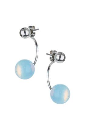 Topshop Mood Front And Back Earrings