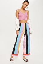 Topshop Rainbow Slouch Trousers