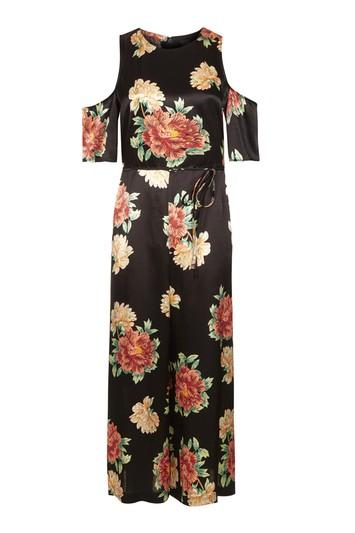 Topshop Petite Floral Jumpsuit