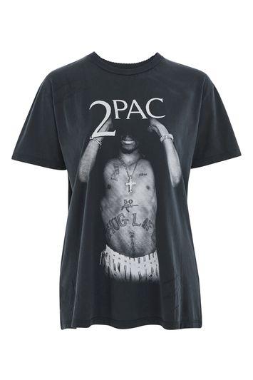 Topshop Tupac Boyfriend Tee