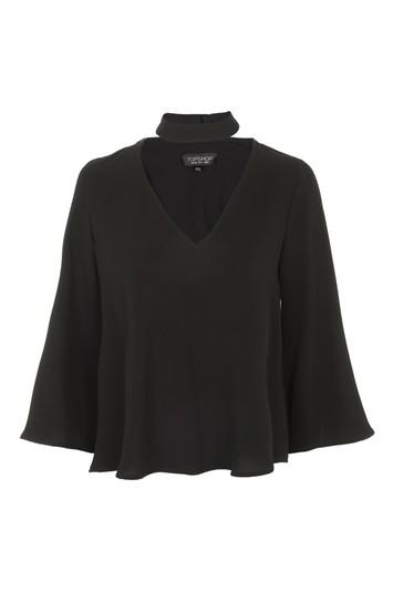 Topshop Choker Blouse