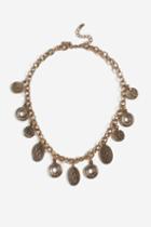 Topshop Vintage Coin Collar Necklace