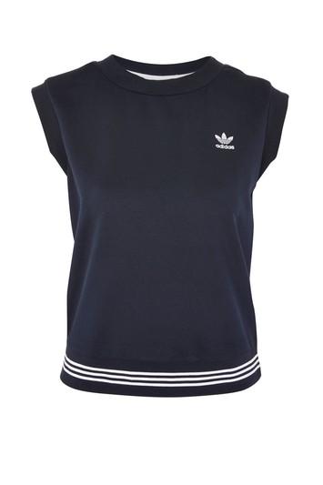 Topshop 3-stripe Hem Tank Top By Adidas Originals