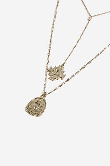 Topshop *charm Multi-row Necklace