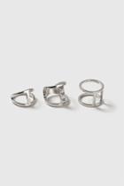 Topshop Clean Cut Out Ring Pack