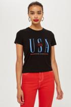 Topshop Usa Neat T-shirt