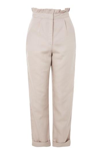 Topshop Ruffle Waist Mensy Pants