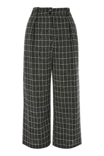 Topshop Window Pane Check Trousers