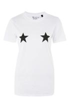 Topshop Star Placement T-shirt By Tee & Cake