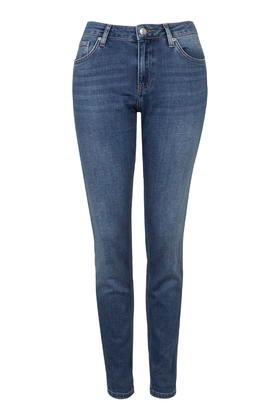 Topshop Petite Moto Lucas Boyfriend Jeans