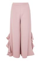 Topshop Frill Side Palazzo Trousers