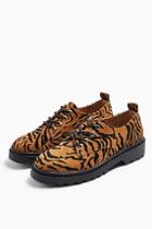 Topshop Furnace Tiger Lace Up Shoes