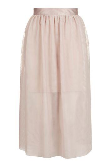 Topshop Tulle Prom Midi Skirt