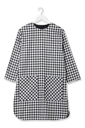 Topshop Gingham Boxy Dress By Boutique