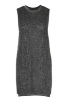 Topshop Metallic Sleeveless Tabard Vest