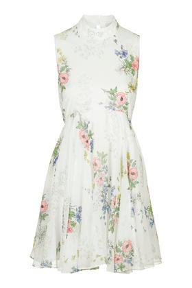 Topshop *hambledon Silk Dress By Unique