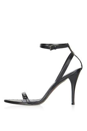 Topshop Limited Edition Paisley Strappy Leather Shoes